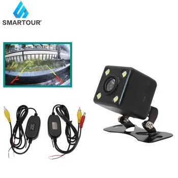 

Smartour Car Rear View Camera Auto Reversing Parking Monitor LED Night Vision CCD HD Video Wireless Parking Assistance Cameras
