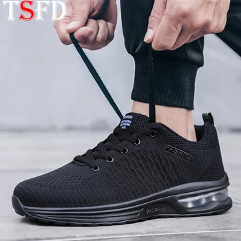 

Fashion Mens Shoes Casual Men's Shoes Ultralight Men's Shoes Summer Breathable Men Sneakers 2020 Black Large Sizes Mesh Shoe S17