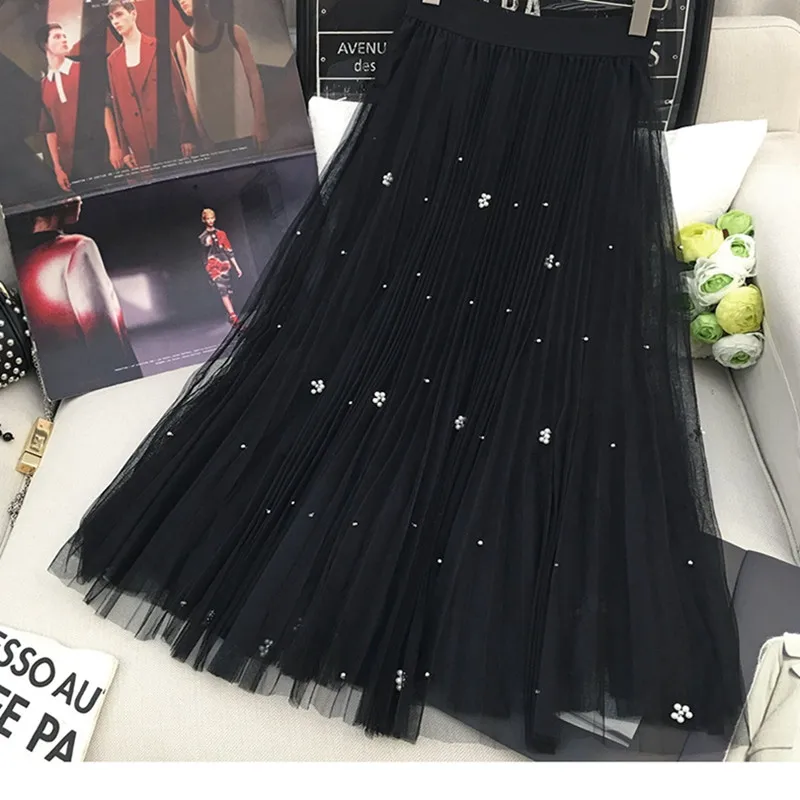 Women-Spring-Beading-Long-Tulle-Skirt-Ladies-Soft-Mesh-Pleated-Skirt-Ball-Gown-Petticoat-Jupe-Saia (1)