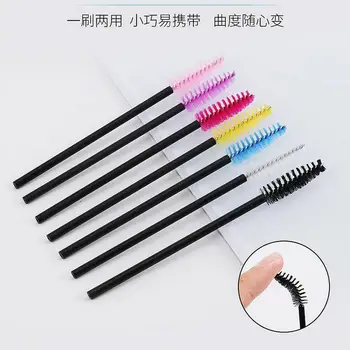 

4pcs Disposable Eyelash Brush Color Spiral Eyelash Roll Beauty Makeup Cosmetics Eyelash Comb