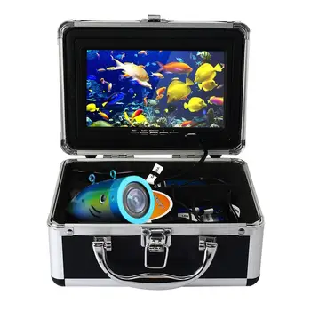 

Fishing Camera Durable 4500mA 720P 15M Black Technology LED Bait Lamp Diving Fish Finder IP68 7 Inches Underwater Kit