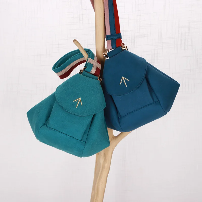 

Normcore arrowhead bag Single shoulder bag Genuine Leather bag in Buckets scrub cross bag handbags Ruched leather women bags