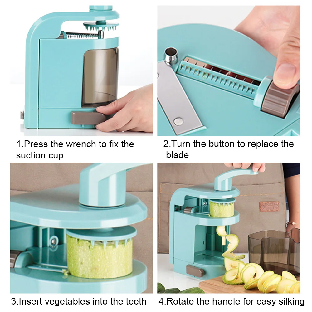 Manual Vegetable Cutter Slicer Multifunctional Round Mandoline Slicer Potato Cheese Kitchen Gadgets Kitchen Accessories