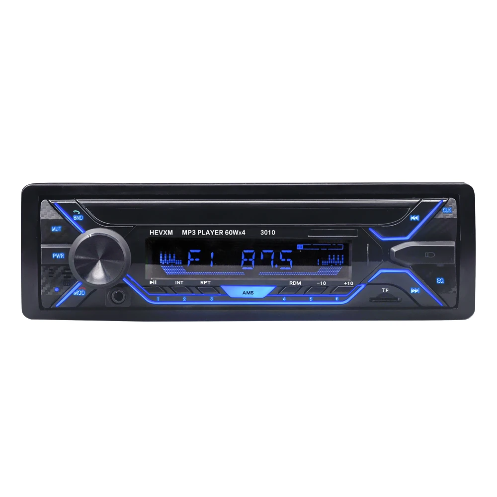 Автомобильный Радио стерео плеер Bluetooth телефон AUX-IN MP3 FM/USB/1 Din/пульт дистанционного управления 12V автомобильная аудиосистема новая