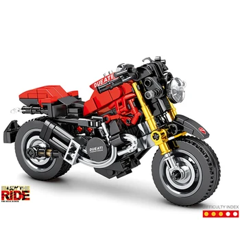 

2020 Technic series MOC Monster 1200 Motor Cross Bike Electric Car Building Blocks Sets Motorcycle parts Model Bricks Classic