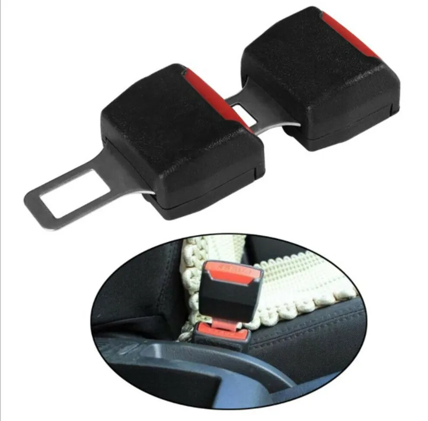 2pcs Universal Car Seat Belt Buckle Extension Clip Auto Vehicle Safety