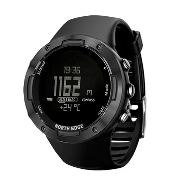 

NORTH EDGE Men's Sport Digital Watch Running Wristband 50M Waterproof Altimeter Barometer Compass Direction Tracking