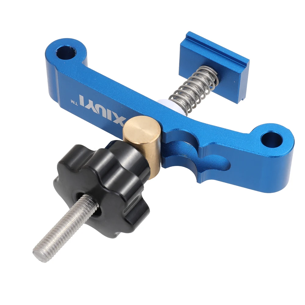 

Universal Clamping Blocks Platen Miter Track Clamping Blocks Screw Woodworking Joint Quick Acting Hold Down Alloy Clamp Set