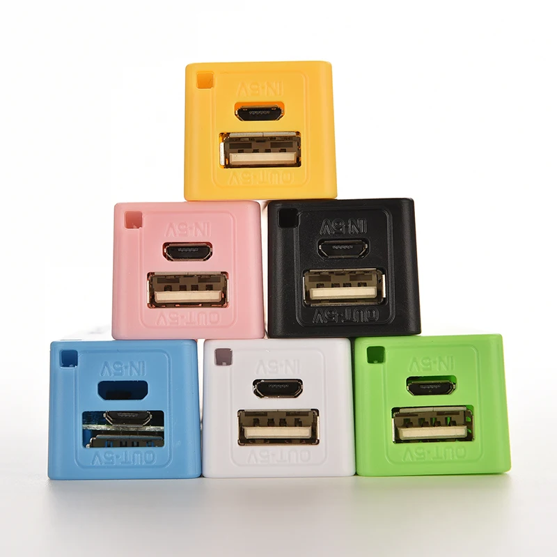 

JETTING 1PC 18650 5V 1A Plastic Power Bank Box External Battery Pack Charger Case for Mobile Phone Tablets Backup Power