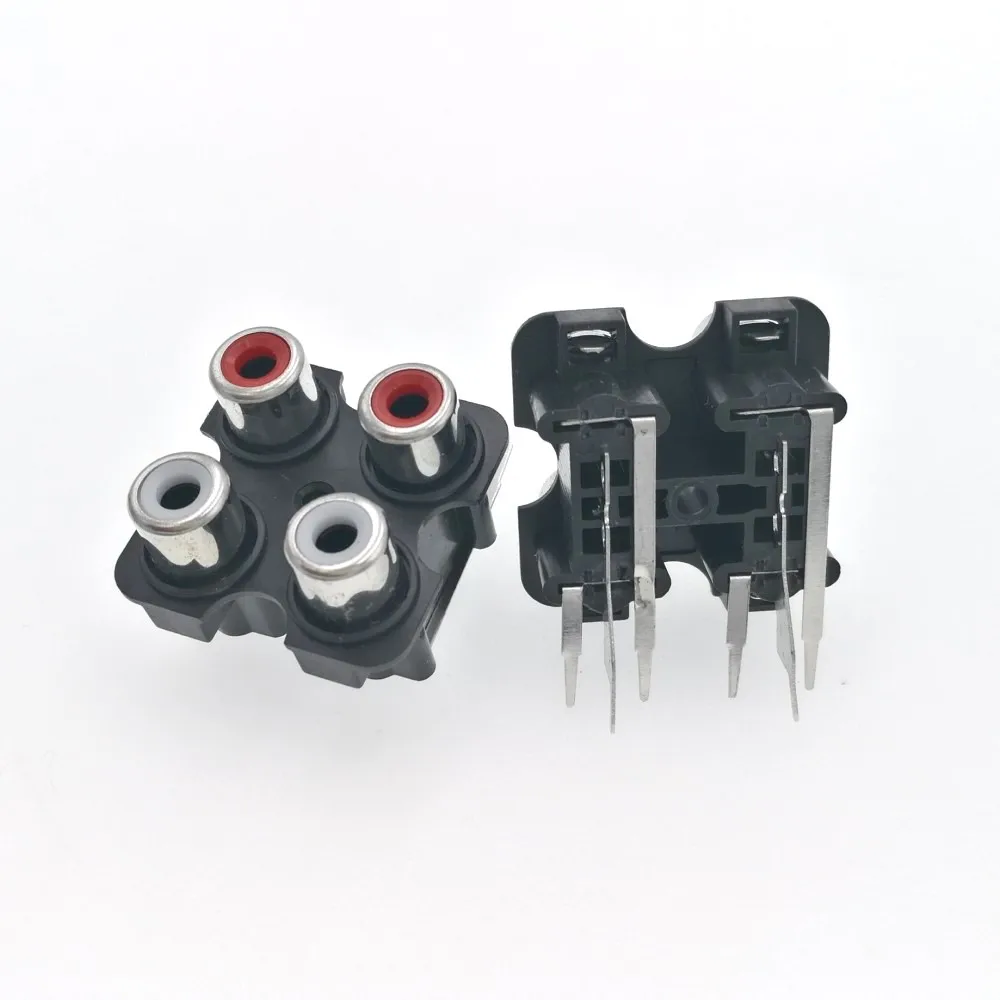 RCA Chassis Audio Jack Silver 3