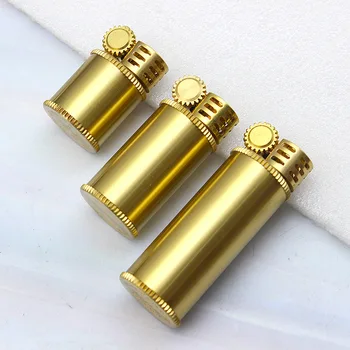 

zorro BRASS kerosene lighter. Mini portable pure RETRO COPPER cigarettes gasoline machine