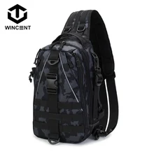 

WINCENT Military Tactical Backpack Waterproof Shoulder Bag Camouflage Molle Bag Outdoor Riding Hiking Camping Fishing Daypack