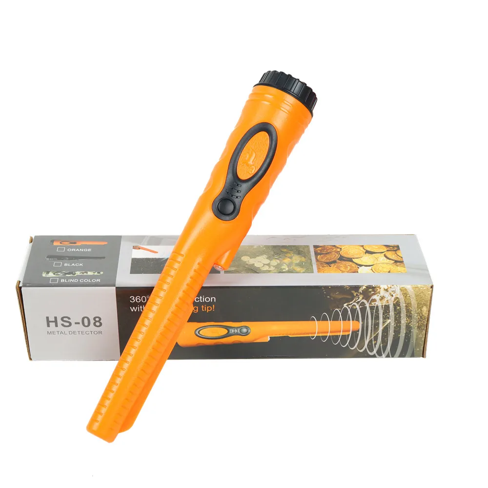Rilevatore Di Metalli Portatile Portatile Hs-08 Puntatore Rilevatore D'Oro Sotterraneo Professionale Strumento Di Assistenza Pinpointer Impermeabile C