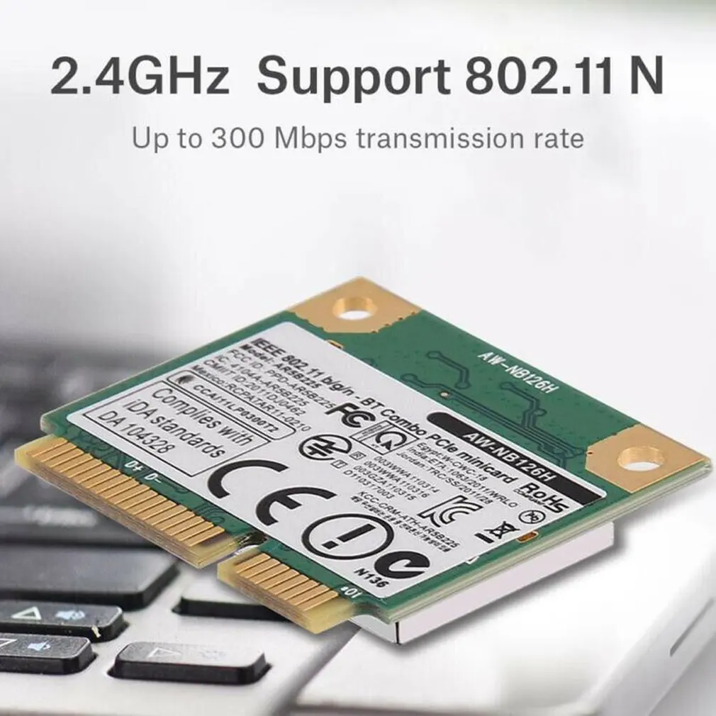 Ar5B225 300M Wireless Network Card 2-In-1 Wireless Network Card 4.0 Wireless Network Card Wide Compatibility