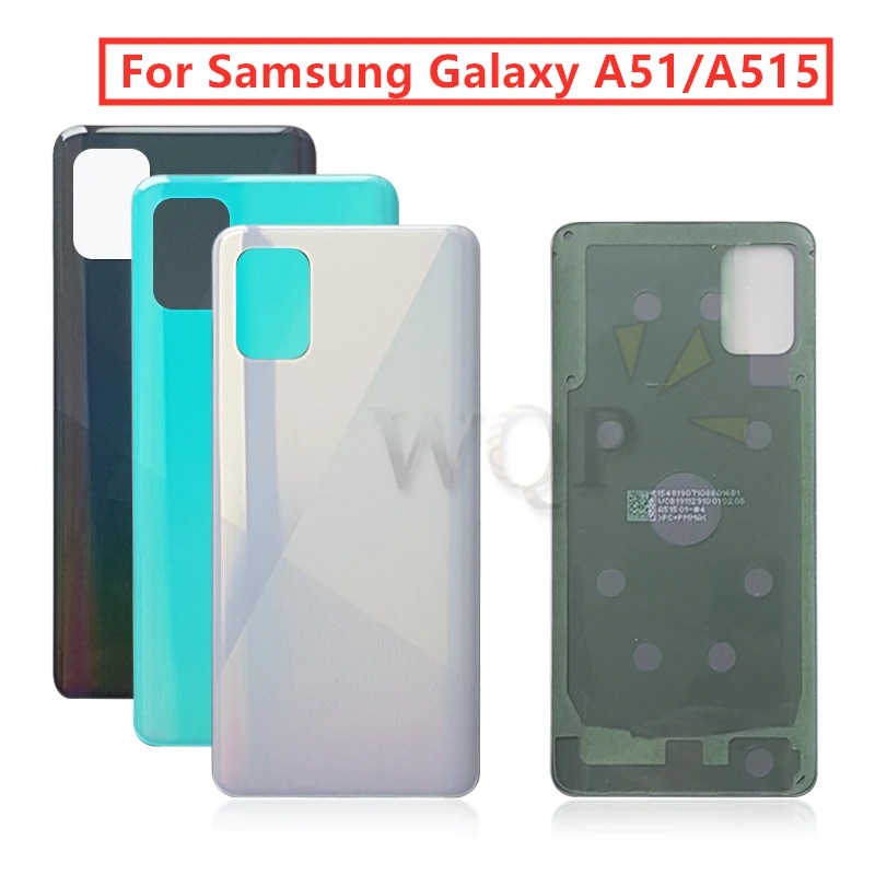 Задняя крышка батарейного отсека для Samsung Galaxy A51 боковой ключ A515 запасные части