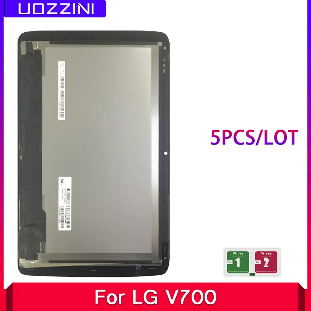 

5 Pcs LCD Display For LG G Pad 10.1 V700 VK700 Tablet Pc LCD Replace Parts 10.1' Digitizer Touch Screen Glass Assembly