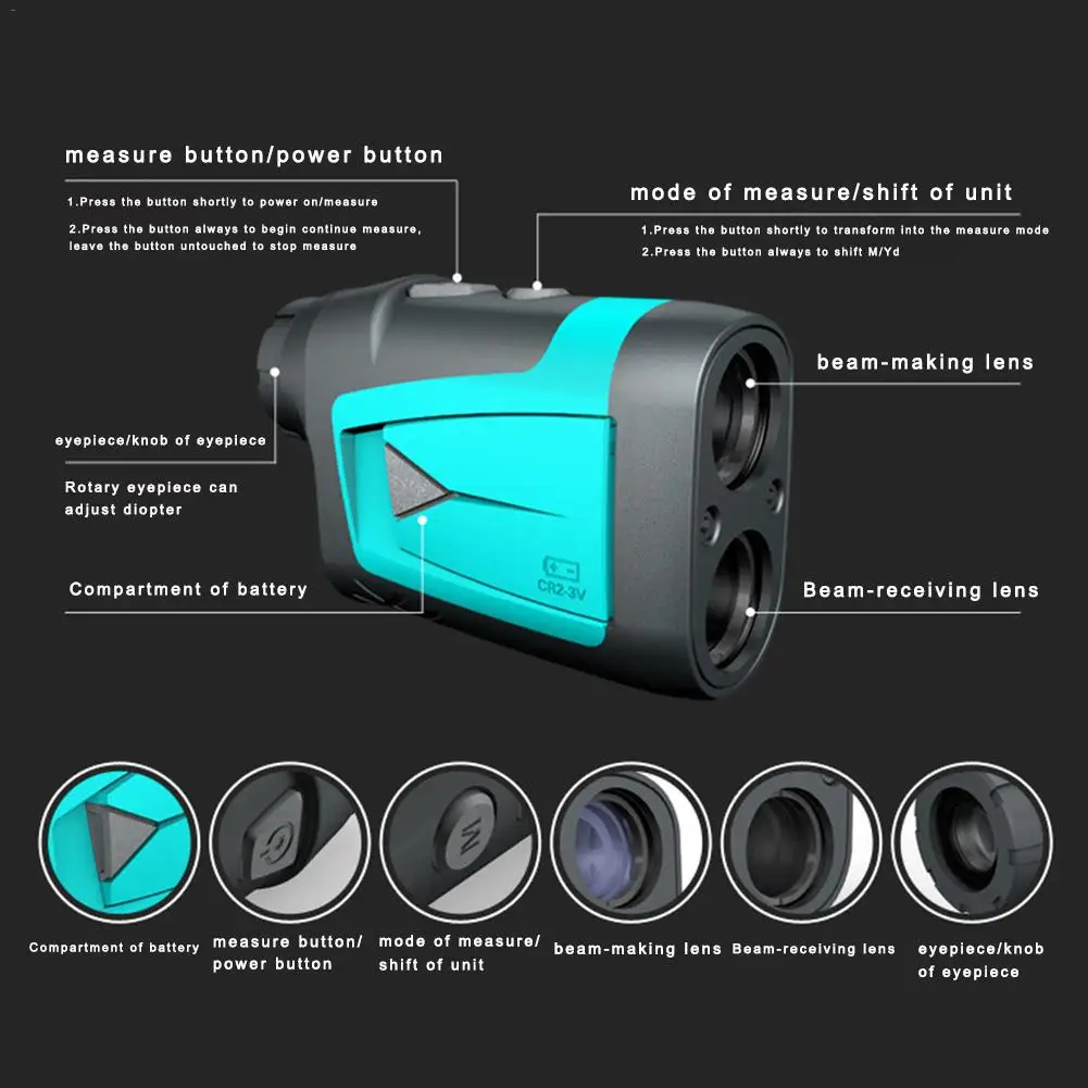 Precision Pro дальномер для гольфа сканирующая модель для обучения гольфу охотничье оптическое оборудование охотничий прицел