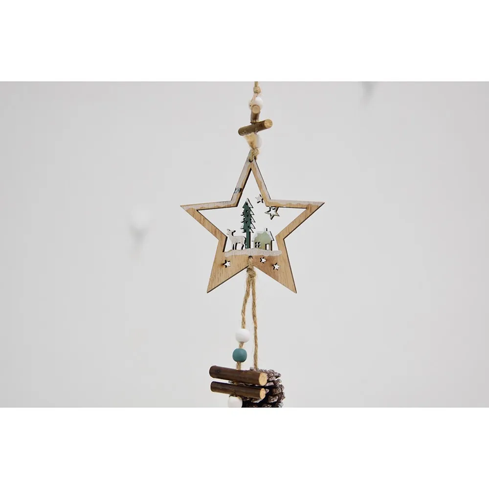 Kerst decoratie украшение орнамент необычная Рождественская елка подвеска с пентаграммой подвесное украшение для дома Рождественское украшение