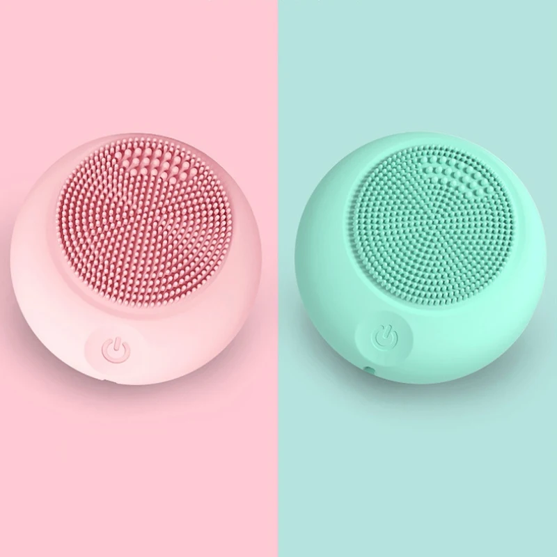 

Electric Silicone Face Cleaning Brush Exfoliating Blackhead Remover Clean Pores Firming Skin Deep Cleaning Soft Face Brush