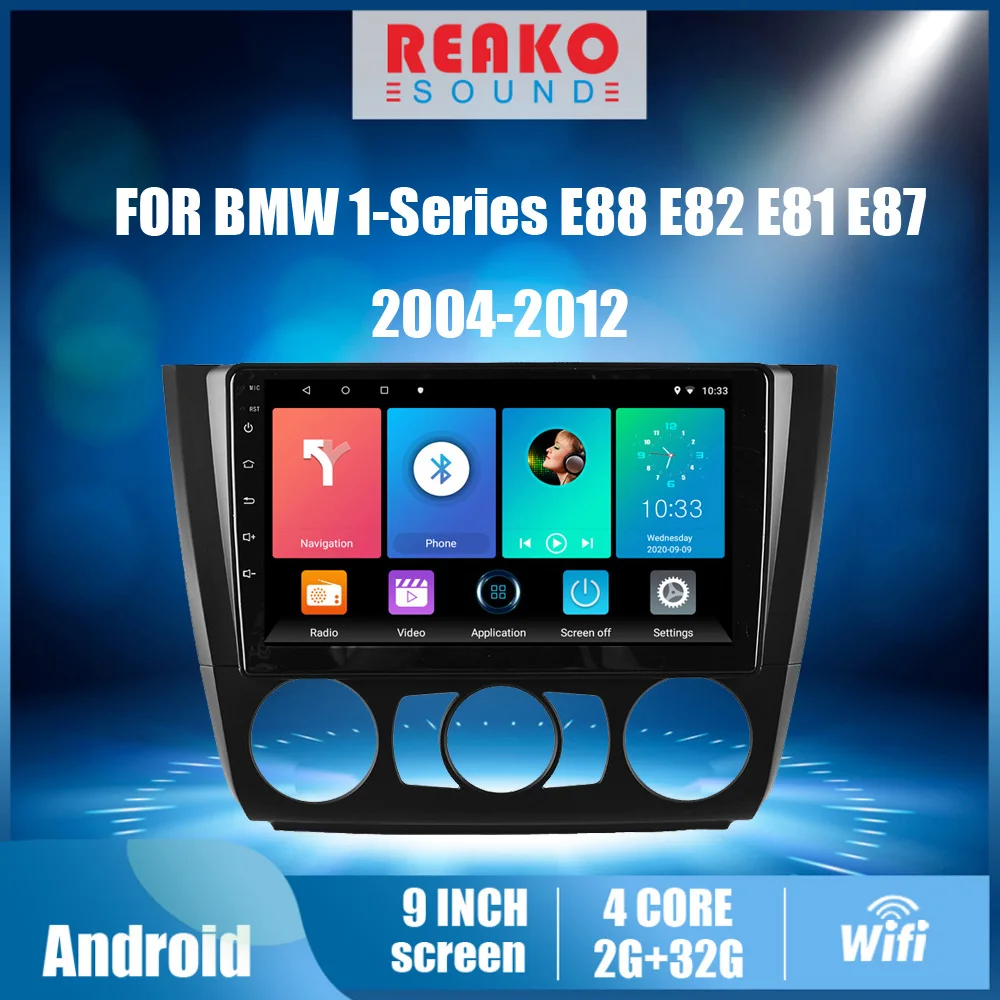 Автомобильная Мультимедийная система 2 DIN 9 дюймов GPS WIFI для BMW 1-Series E88 E82 E81 E87 2004-2012 |