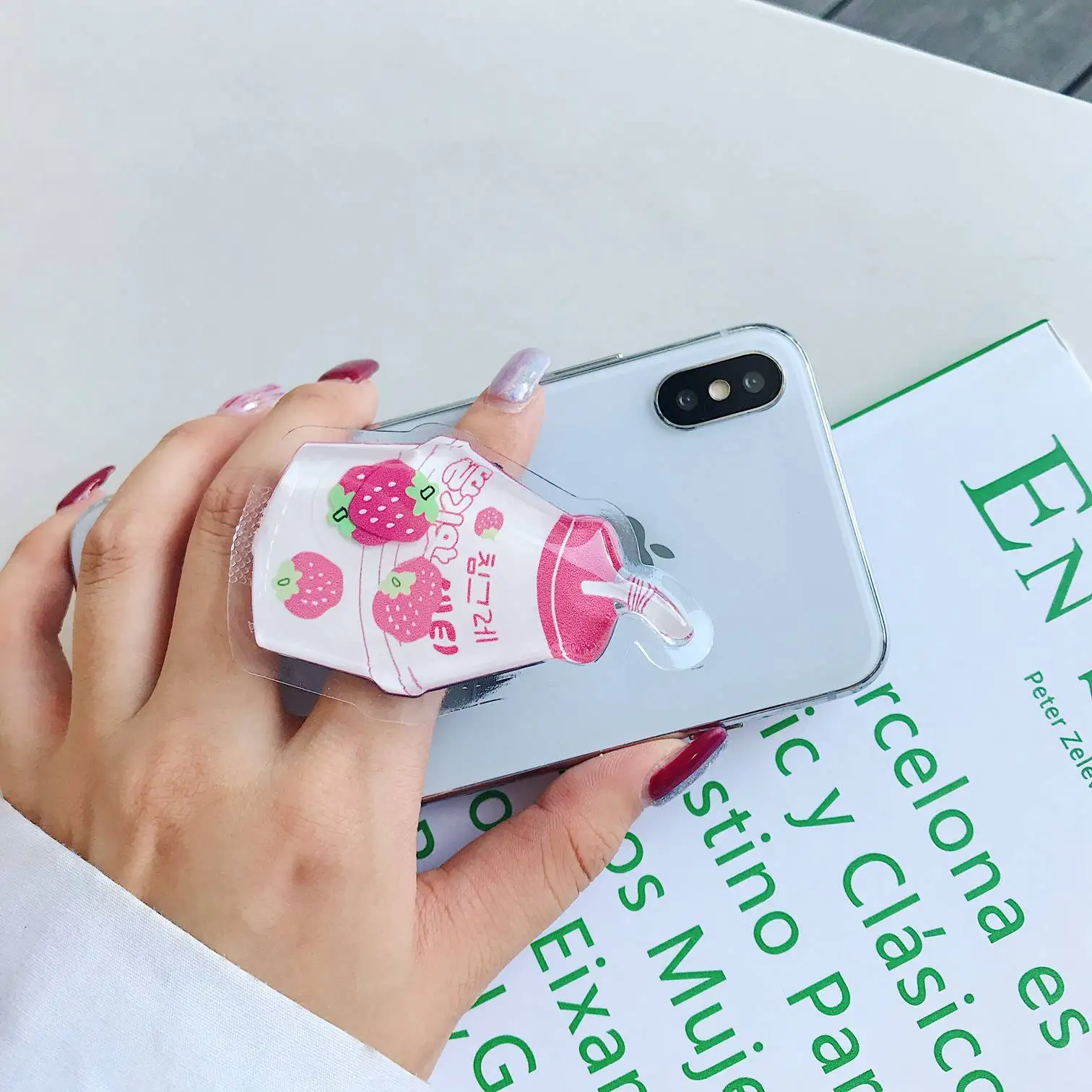 Раскладная подставка с рисунком из мультфильма «зыбучие пески» для мобильного телефона, держатель для iPhone X, 7, 8, 6, для samsung, huawei, Xiaomi, чехол для телефона, держатель Kichstand