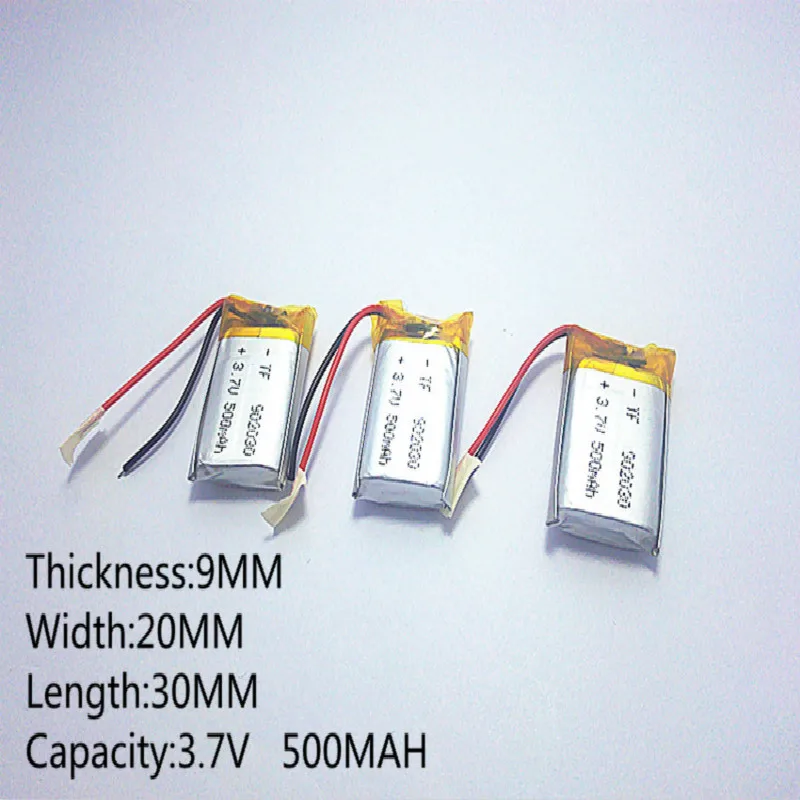 3 7 V 500mAH 902030 PLIB Полимерный литий-ионный/литий-ионный аккумулятор для GPS mp3 mp4 mp5 dvd