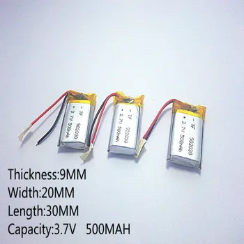 

3.7V,500mAH,902030 PLIB; polymer lithium ion / Li-ion battery for GPS,mp3,mp4,mp5,dvd,bluetooth,model toy mobile bluetooth