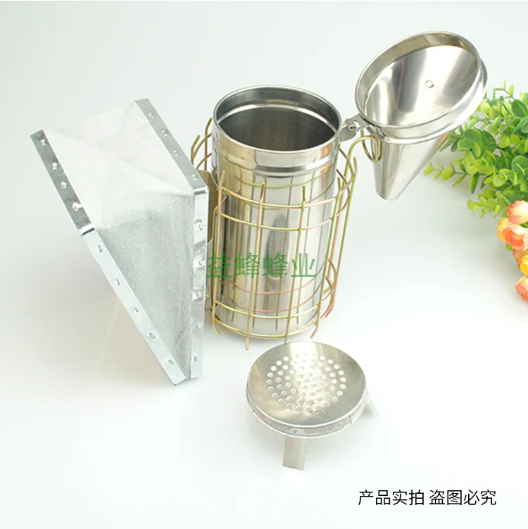Yi Feng инструменты для пчеловодства куритель из воловьей кожи из нержавеющей стали с острым носком генератор дыма аэрозольный распылитель чайник привод пчелы