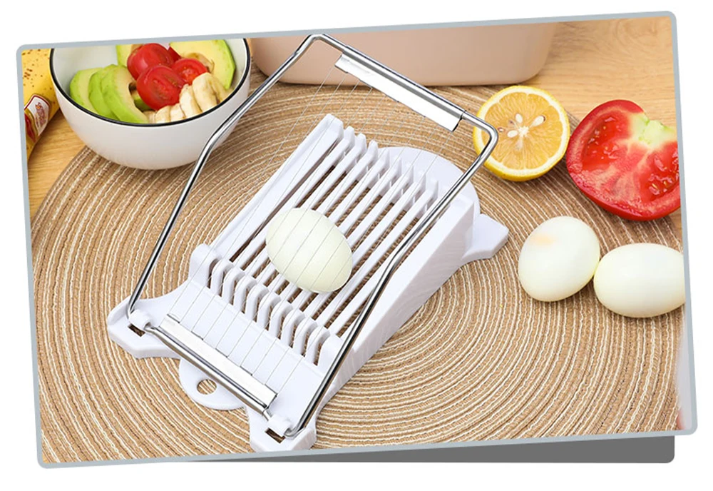 Qaxlry Slicer, Multipurpose Luncheon Meat Slicer with Stainless Steel Wire  Cuts 11 Slicers for Banana, Egg, Cheese, Soft Food and Ham