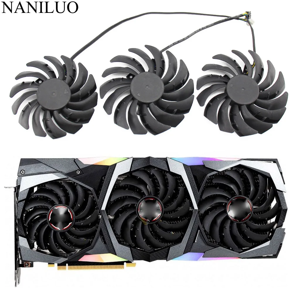PLD09210S12HH PLD10010S12HH RTX 2080 Graphic Cooler fan for MSI Geforce 2080Ti 2070 Super Gaming X Trio Video Card Fan | Компьютерные