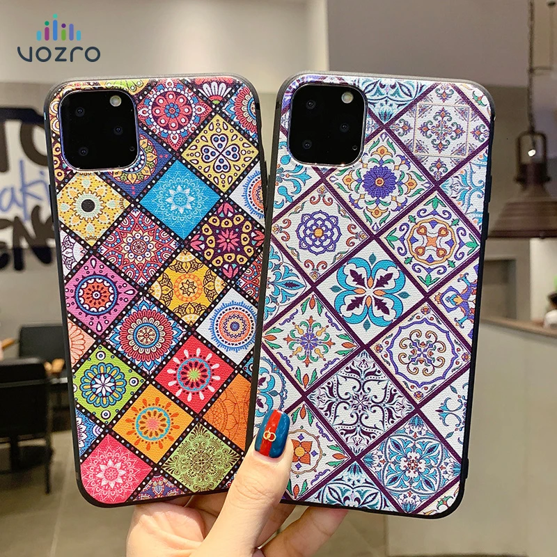 

Luxury Vintage Fashion Case Phone Case For IPhone 2019 iPhone 11 Pro Max Soft TPU Cover Original LOGO Protection Back Cover