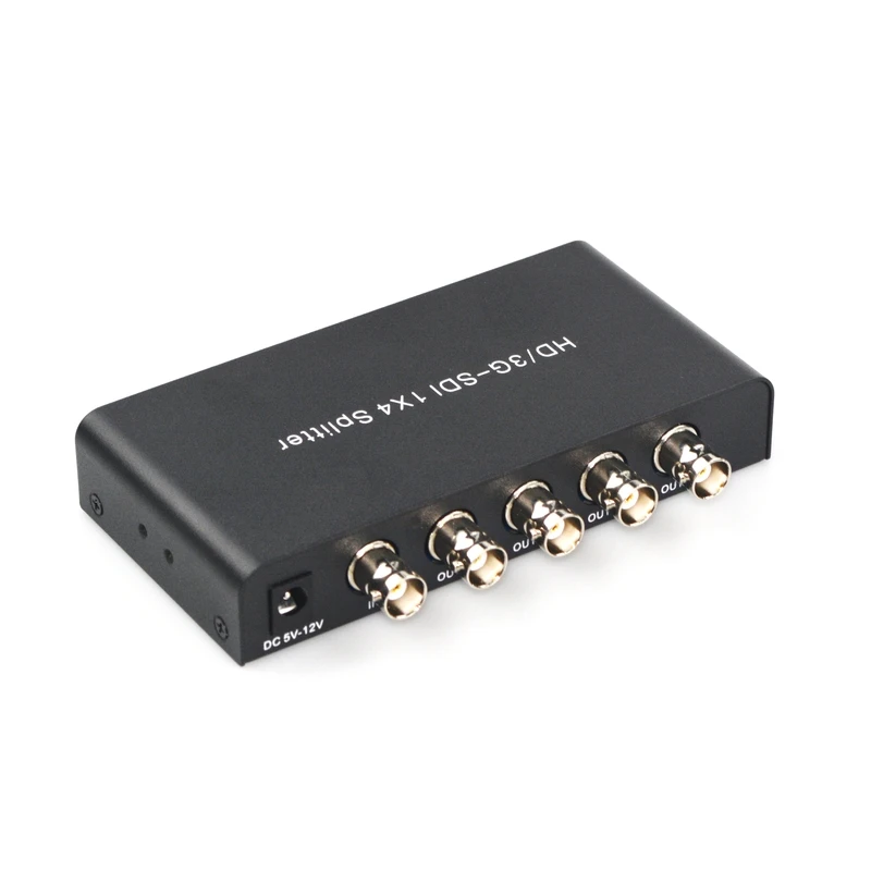 

Sdi Splitter 1X4 Video Converter 3G/Hd/Sdi Repeater Support 1080P Distribution Extender for Projector Monitor Camera
