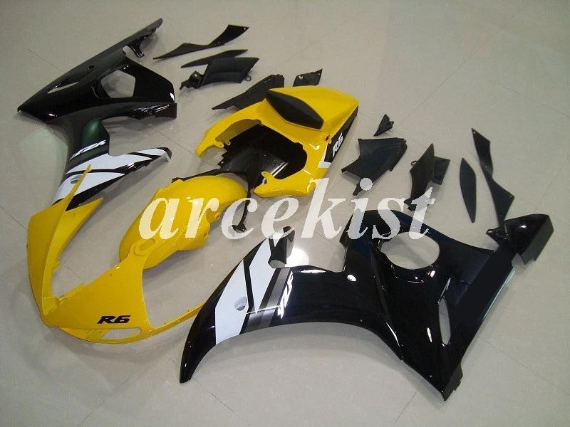 4 подарки Новые ABS Обтекатели наборы подходят для Yamaha YZF R6 2003 2004 2005 обтекатель набор R6 03 04 05 Пользовательские бесплатно синий глянцевый
