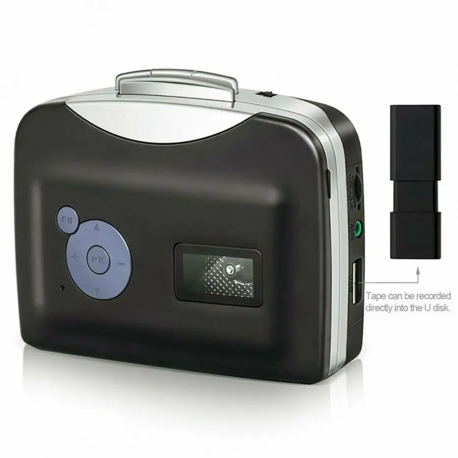 Vhs плеер EZCAP230 Кассетный MP3 конвертер стерео USB кассета цифровая лента MP3 wi/наушники стилус для поворотного стола игла