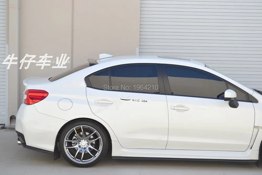 Автомобильный Стайлинг для Subaru Impreza WRX STI- абс пластиковый материал задний спойлер на крыше солнцезащитный козырек спойлер крыло