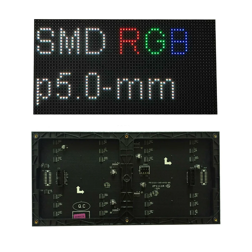 P5 Indoor Full Color LED Display Module HUB75 320*160mm 64*32 Pixels SMD RGB LED Panel Matrix