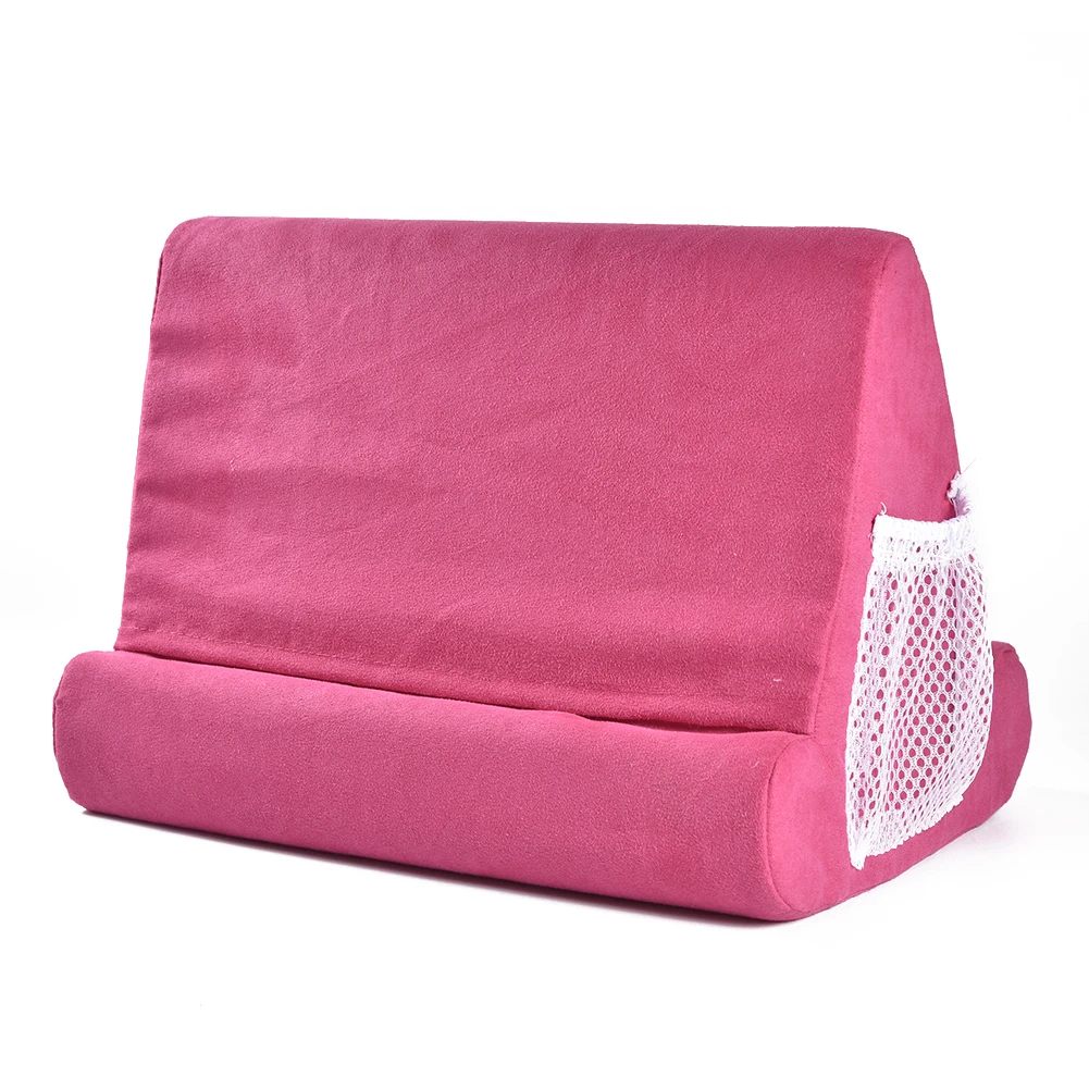 Hot Pink Type B Портативный складной держатель для планшета для iPad, кронштейн для чтения, мягкая подушка, подставка для планшета, для чтения, смартфонов, книг, журналов, стойка - Цвет: Hot Pink Type B