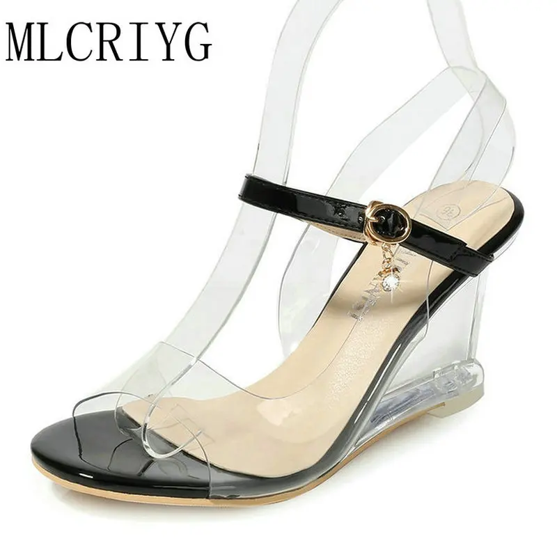 

Size 35-51 Nice New Summer Women Sandals Peep Toes Shining Crystal Shoes Woman High Heels Sexy Ladies Bohemia Dress Pumps