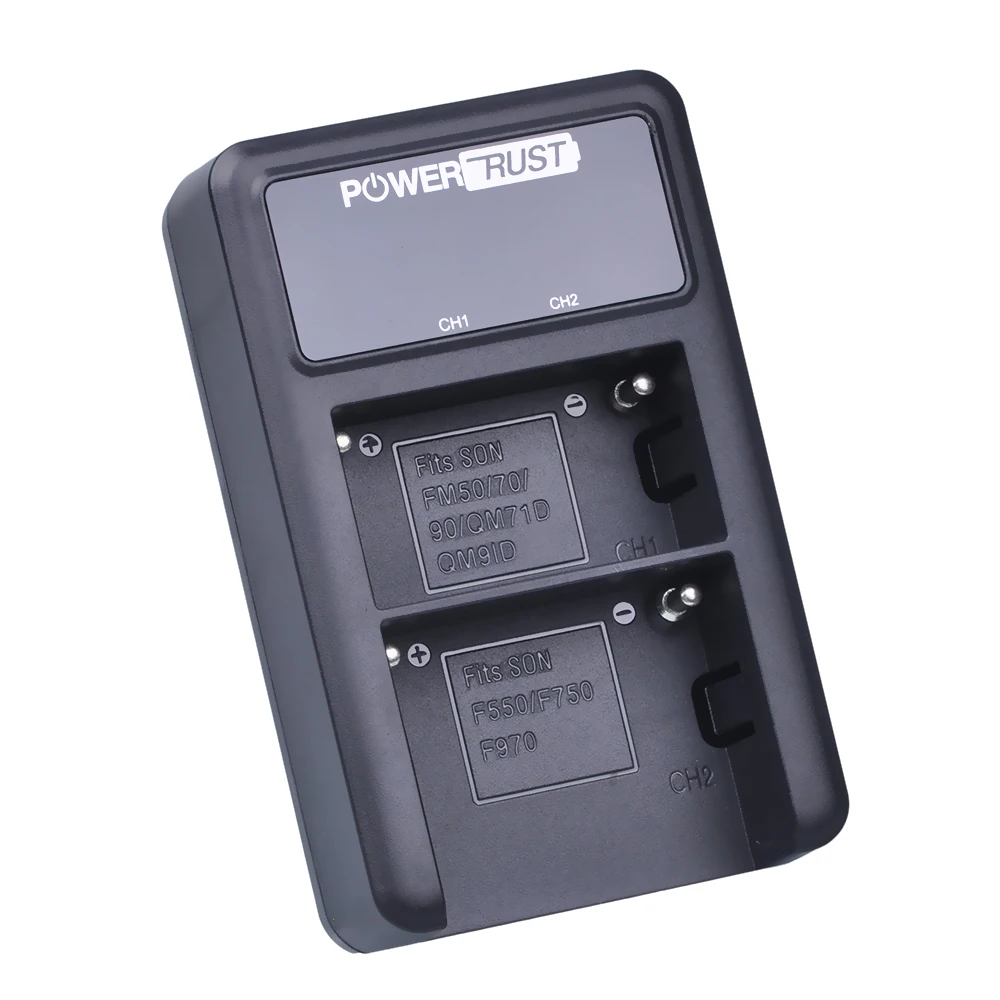 NP-FM50 Batteries and Dual Charger for Sony NP-FM30 NP-FM51 NP-QM50 NP-QM51 NP-FM55H Battery, Sony Camcorder/Camera HDR-HC1 etc