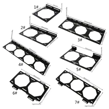 

Fan Bracket 240 Radiator Mounting Bracket Water Cooler for 12/14CM Fan Holder External Computer Case Heatsink Gadget Accessories