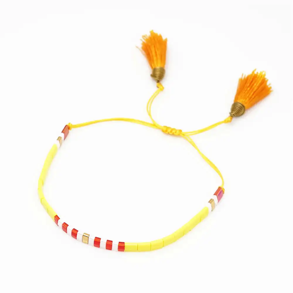 Go2boho браслет для женщин MIYUKI Tila бусины браслеты Pulseira Mujer Moda кисточкой ювелирные изделия богемный Летний Пляжный Бохо ручной работы
