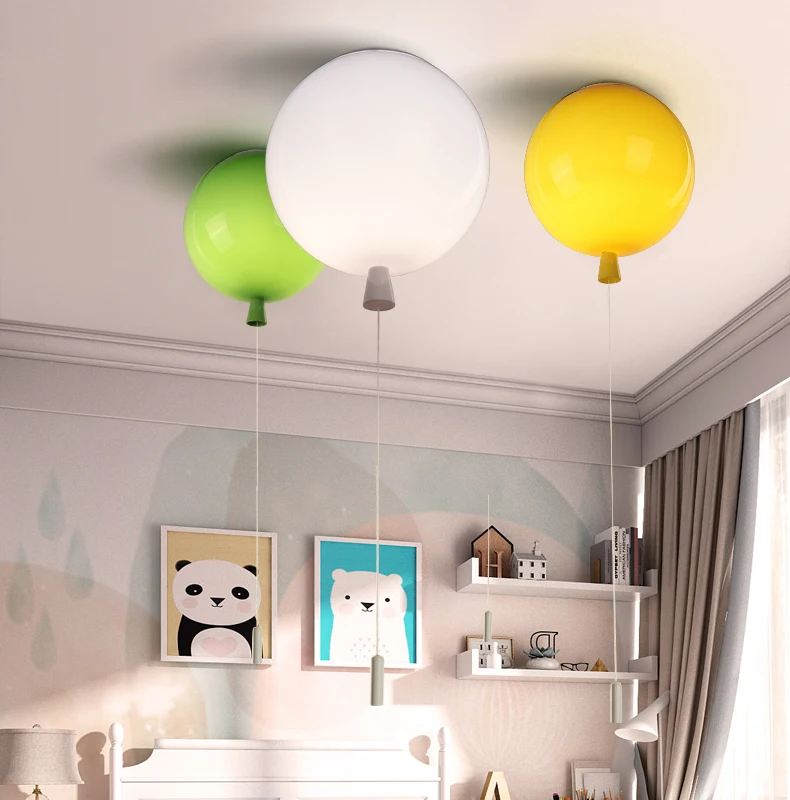 Современный подвесной светильник s скандинавский подвесной светильник воздушный шар подвесной светильник для детской комнаты светильник для вечеринки подарок на день рождения мультфильм