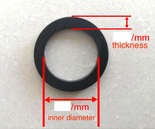 15x10x2 mm Idler Tire FF/REW RwD Rubber Zwischenradgummi für Cassette Tapedeck´s