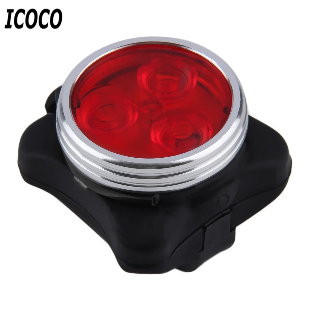 ICOCO практичный 3LED USB перезаряжаемый аккумулятор 4 режима Головной фонарь для переднего велосипеда задний велосипедный светильник для MTB Новое поступление распродажа