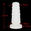 200 Pieces Plucking Poultry Hair Removal Machine Silicone Rod Hair Length 27mm / Bottom Diameter 12 mm / Rod Diameter 8 mm 4