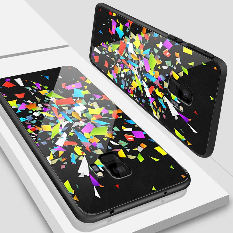 W221 Чехол из закаленного стекла для OnePlus 3 3T 5 5T 6 6T 7 7 Pro для Samsung Galaxy S8 S9 S10 Plus, противоударный чехол-бампер - Цвет: W221