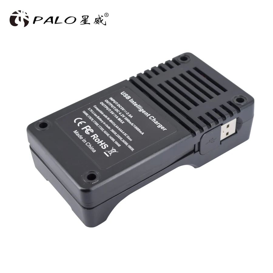 Palo USB умное зарядное устройство светодиодный дисплей зарядное устройство для Ni-MH Ni-CD A AA AAA SC аккумуляторная батарея 3,7 в литий-ионный аккумулятор 18650