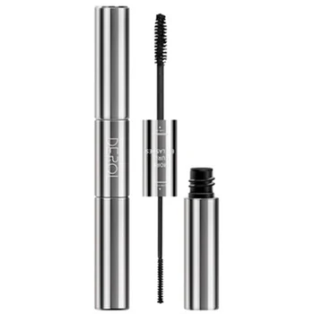 

DEROL Brand Double-Headed Mascara Silk Fiber Eyelash Mascara Makeup ic Fiber Black Waterproof Eyelash Extension