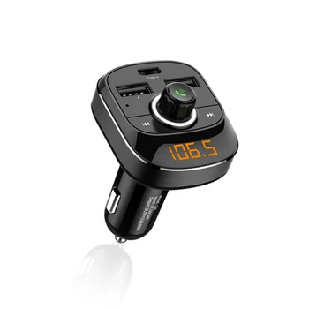 

Dual USB Car MP3 Player Charger Wireless Radio 1pc Bluetooth FM Transmitter