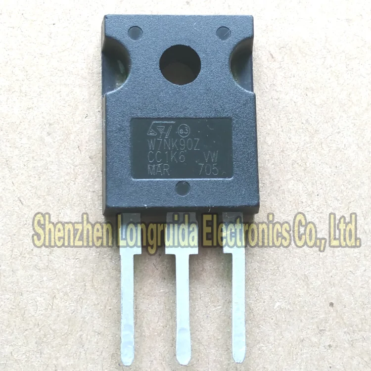 10 шт. W7NK90Z STW7NK90Z-247 MOSFET транзисторы 7A 900V